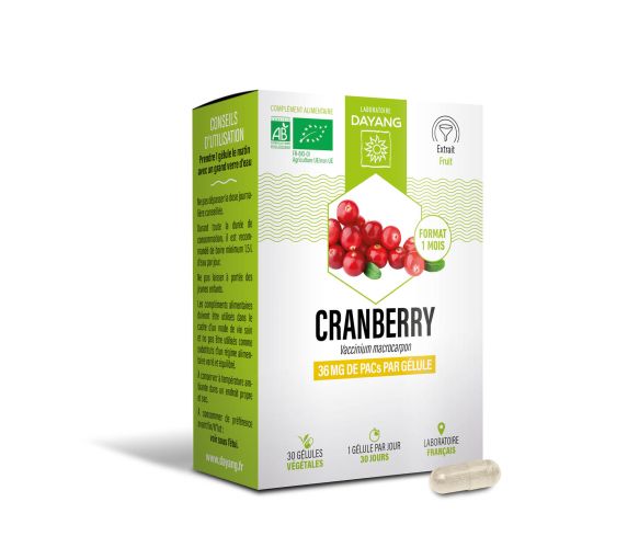 Cranberry bio Dayang - boîte de 30 gélules - image 1