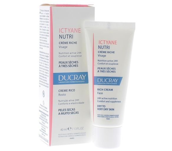 Crème Riche Ictyane Nutri Peaux Sèches Ducray - flacon de 40 ml - image 1