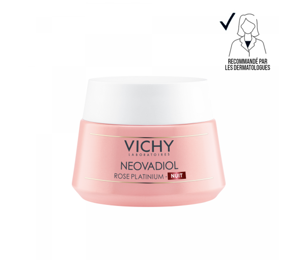 Crème de Nuit Neovadiol Rose Platinium peaux matures Vichy - Flacon de 50 ml - image 1
