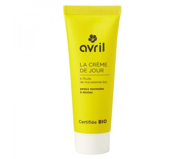 Crème de jour peaux normales et mixtes Bio Avril - tube 50 ml