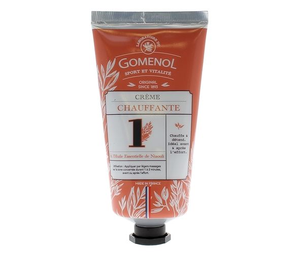 Crème de massage chauffante n°1 Goménol - tube de 75ml
