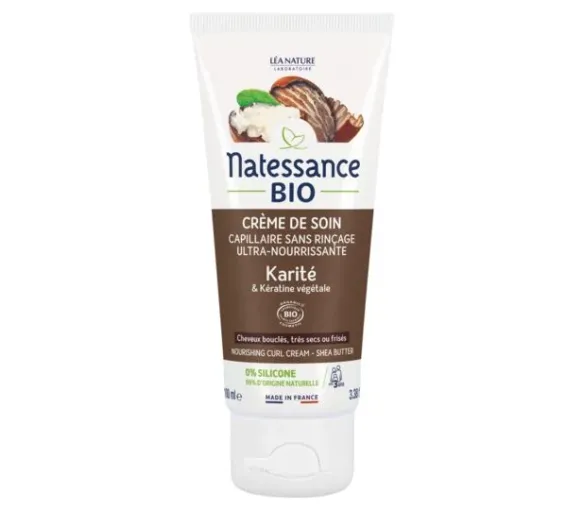Crème de soin capillaire ultra-nourrissante karité bio Natessance - tube de 100ml - image 1
