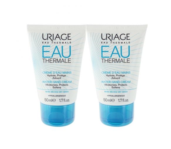 Crème d'eau mains Uriage - lot de 2x50 ml - image 1