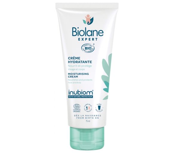 Crème hydratante bio Biolane Expert - tube de 75 ml