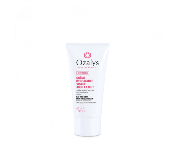 Crème hydratante visage jour et nuit Ozalys - tube de 40ml