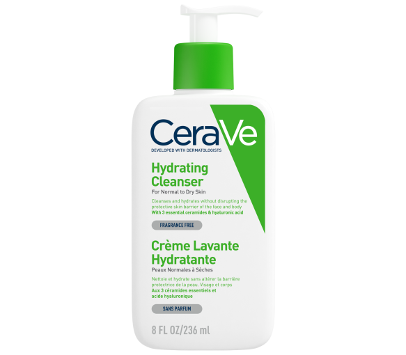 Crème lavante hydratante CeraVe - Flacon de 236 ml - image 1