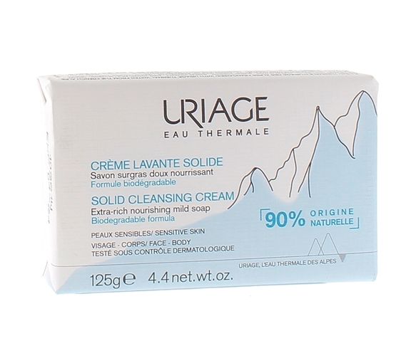 Crème lavante solide Uriage - pain solide de 125g - image 1