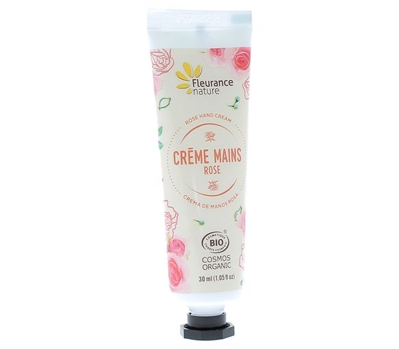 Crème mains rose bio Fleurance nature - tube de 30 ml - image 1