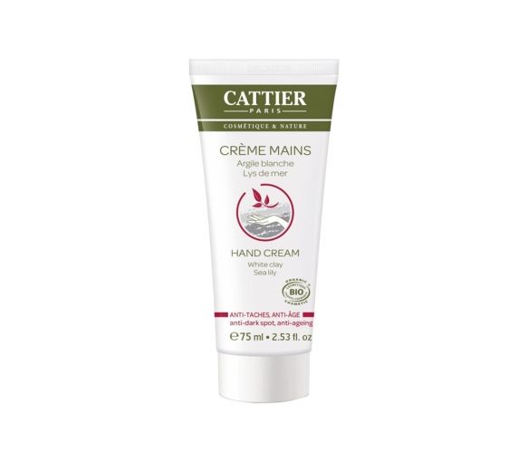 Crème mains anti-tâches anti-âge BIO Cattier - tube de 75 ml - image 1