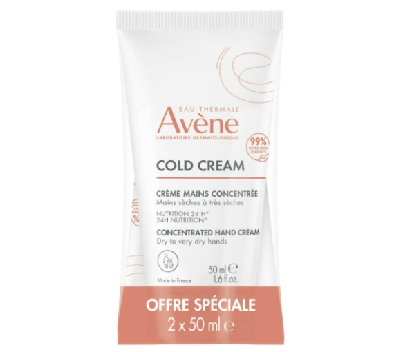 Crème mains concentrée cold cream Avène - lot de 2 tubes de 50 ml - image 1