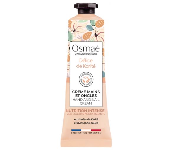 Crème mains et ongles Délice de Karité Osmaé - tube de 30 ml