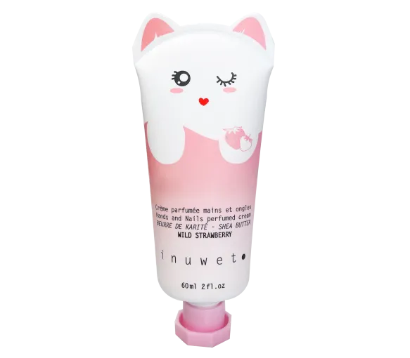 Crème mains et ongles parfum fraise des bois Inuwet - tube de 60ml - image 1