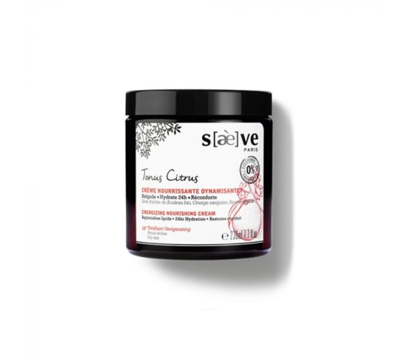 Crème nourrissante dynamisante Tonus Citrus Saeve - pot de 230 ml