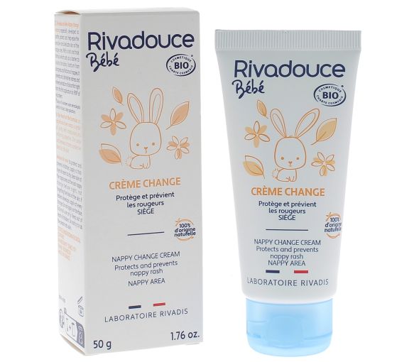 Crème pour le change bébé bio Rivadouce - tube de 50 g - image 1