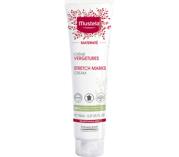 Crème prévention vergetures 3 en 1 Mustela - tube de 150 ml - image 1