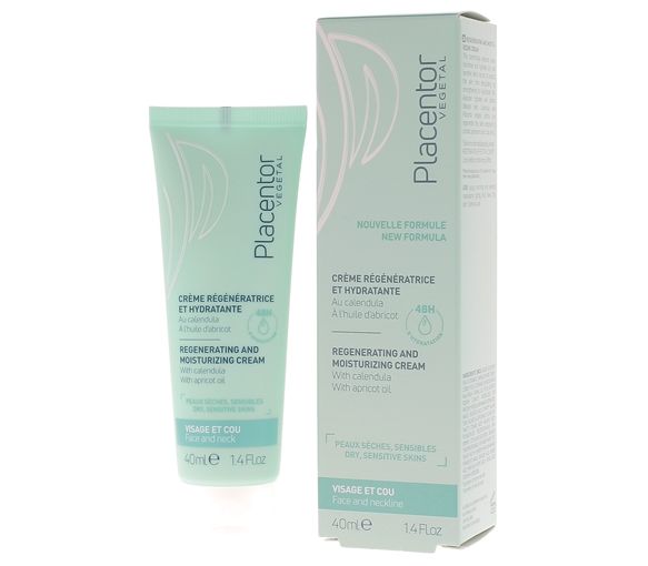 Crème régénératrice et hydratante Placentor végétal - tube de 40 ml - image 1