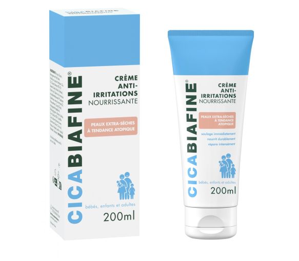 Crème corporelle anti-irritations hydratante Cicabiafine - tube de 200 ml - image 1