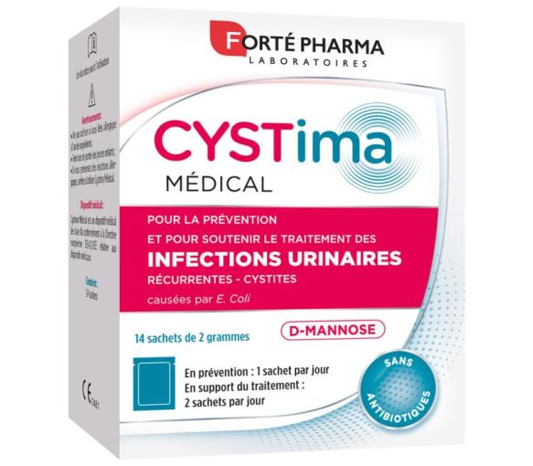 Cystima médical Forté Pharma - boîte de 14 sachets de 2g