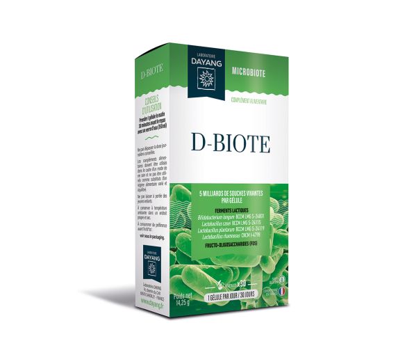 D-biote microbiote Dayang - boîte de 30 gélules
