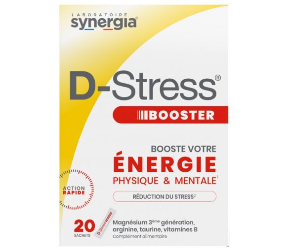 D-Stress Booster Synergia - boite de 20 sachets
