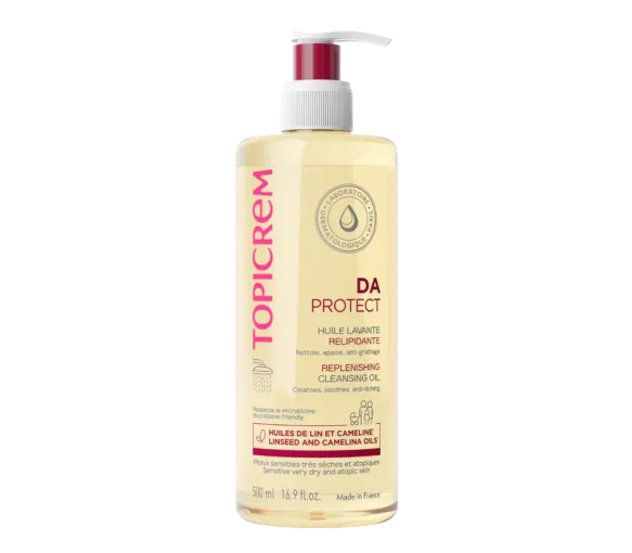 DA Protect huile lavante relipidante Topicrem - flacon-pompe de 500ml - image 1