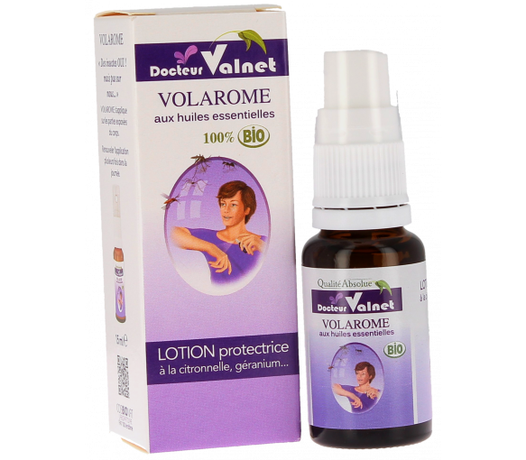 Lotion protectrice à la citronnelle bio aux huiles essentielles Dr Valnet Volarome - Flacon de 15 ml - image 1
