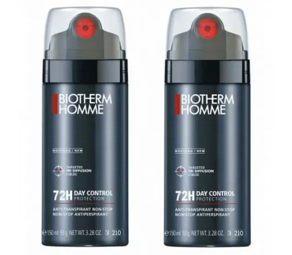 Day control 72H protection déodorant Biotherm homme - lot de 2 sprays de 150ml - image 1