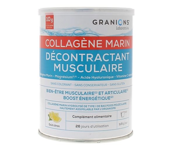Décontractant musculaire Collagène marin Granions - pot de 300g