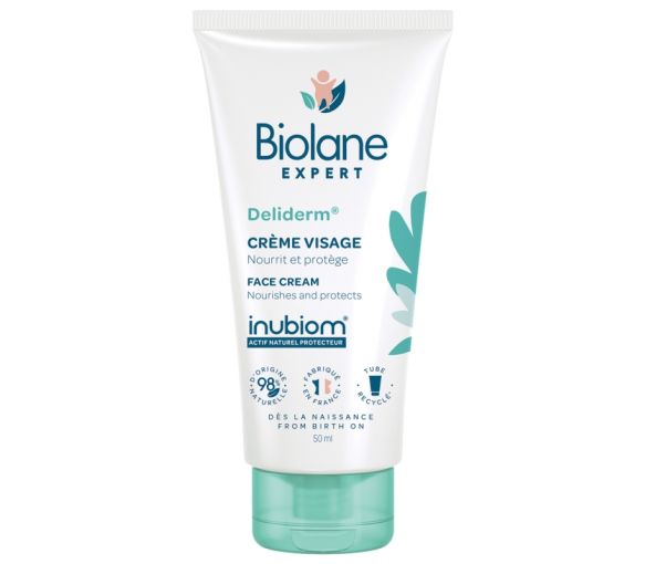 Deliderm Crème visage hydratante Biolane Expert - tube de 50 ml - image 1