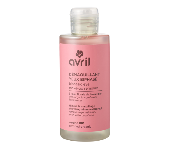 Démaquillant yeux biphasé bio Avril - flacon de 150 ml