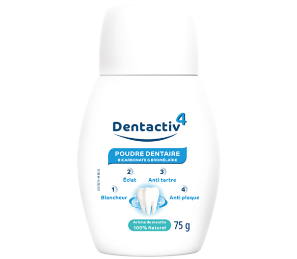 DentActiv-4 Poudre dentaire Gilbert - flacon de 75g - image 1