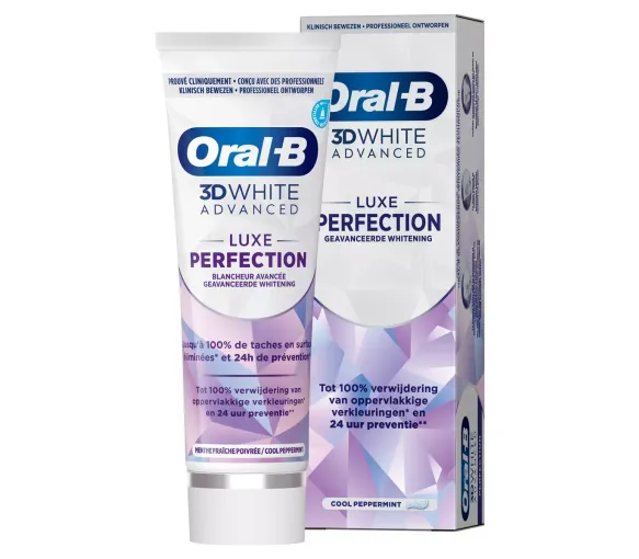 Dentifrice 3D White Advanced Luxe Perfection Oral-B - tube de 75 ml - image 1
