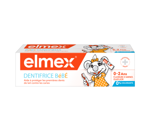 Dentifrice bébé 0-2 ans Elmex - tube de 50 ml