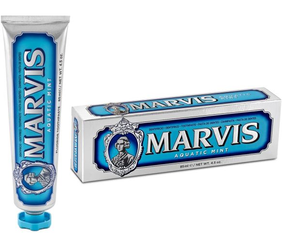 Dentifrice menthe aquatique Marvis - tube de 85ml - image 1