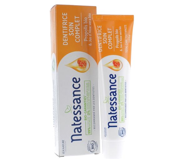 Dentifrice soin complet bio Natessance - tube de 75 ml