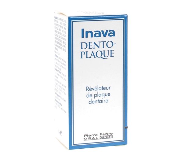 Dento-Plaque Révélateur de plaque dentaire Inava - flacon de 10 ml