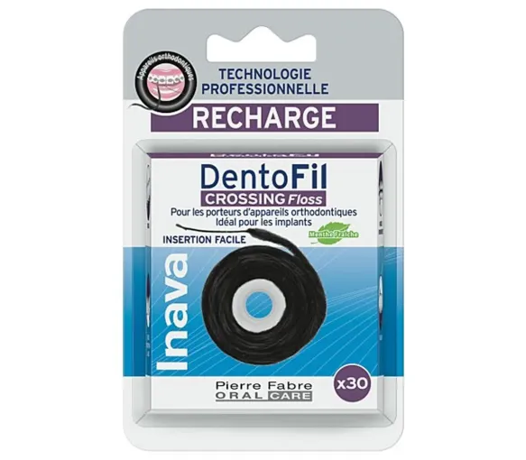 Dentofil Crossing Floss Recharge fil dentaire Inava - une recharge - image 1