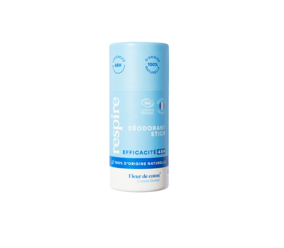 Déodorant Fleur de Coton bio Respire - stick de 50g - image 1