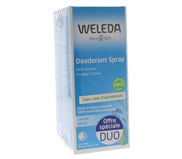 Déodorant à la sauge Weleda - lot de 2 x 100 ml