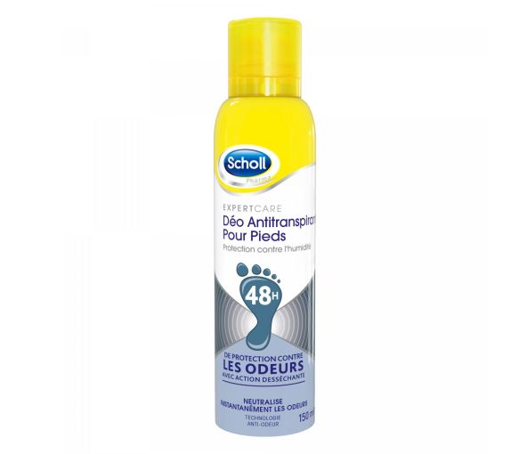 Déodorant anti-transpirant pour pieds 48h Scholl - spray de 150 ml