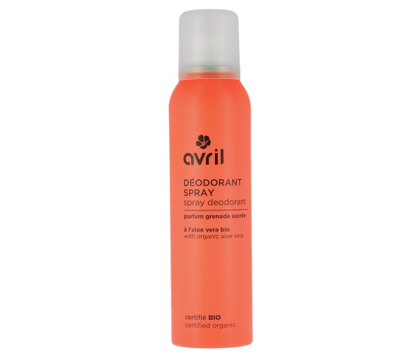 Déodorant bio parfum grenade sucrée Avril - spray de 150ml - image 1