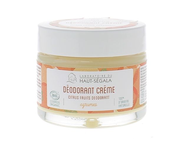 Déodorant crème agrumes bio Haut-Ségala - pot de 50 g - image 1