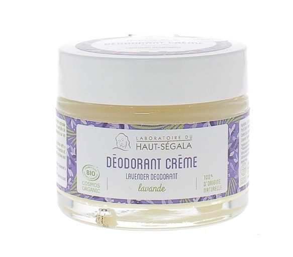 Déodorant crème lavande bio Haut-Ségala - pot de 50 g