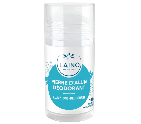 Déodorant pierre d'alun Laino - bloc de 75 g - image 1