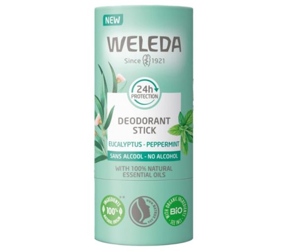 Déodorant stick Eucalyptus menthe poivrée Weleda - stick de 50 g - image 1