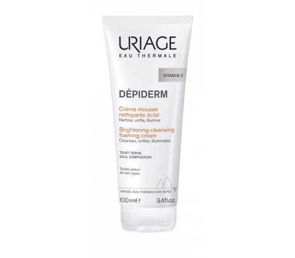 Dépiderm crème mousse nettoyante éclat Uriage - tube de 100 ml - image 1