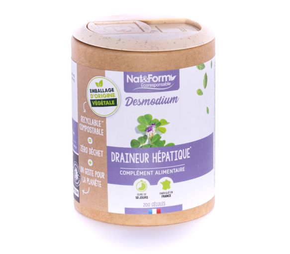 Desmodium écoresponsable Nat&Form - boite de 200 gélules - image 1