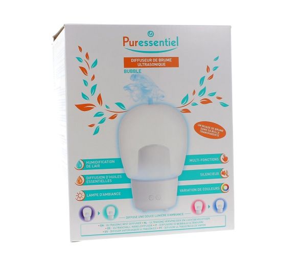 Diffuseur de brume ultrasonique Bubble Puressentiel - 1 diffuseur