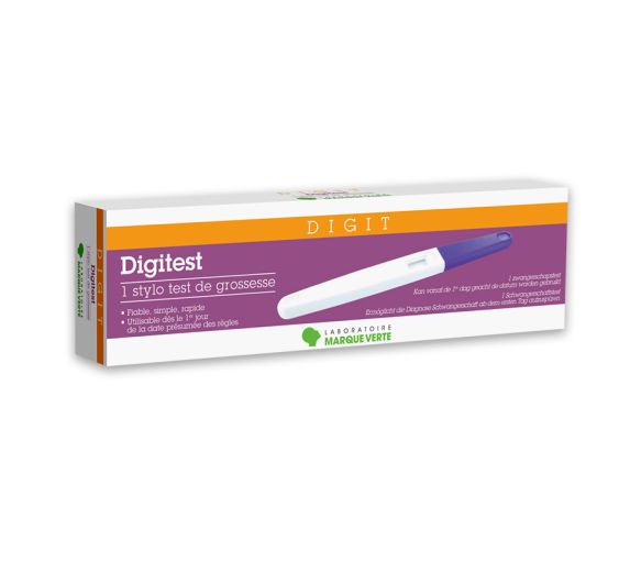 Digitest stylo test de grossesse Marque Verte - 1 test de grossesse - image 1