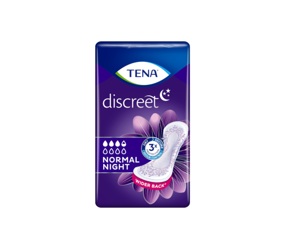 Discreet Normal night Tena - sachet de 10 protections urinaires - image 1